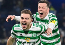 Forrest z 500. spotkaniem w barwach Celticu James Forrest